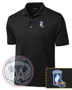 173rd Light Support Battalion (Airborne) Dri-Mesh Polo