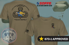 173rd Light Support Battalion (Airborne) 670-1 Compliant T-Shirt