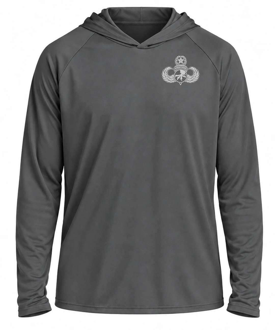 17th Airborne Division UPF Hoodie — Charcoal