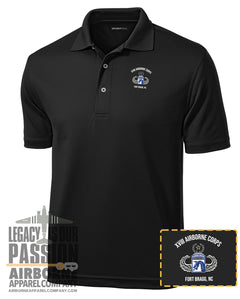 XVIII 18th Airborne Corps Dry-Fit Polo