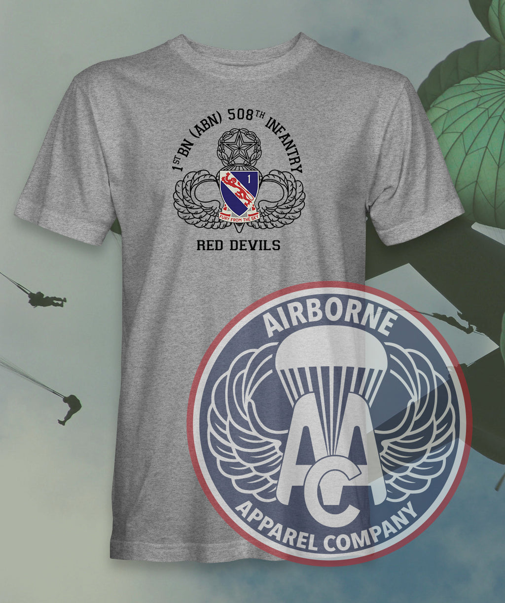 1/508 Red Devils Throwback 82nd Airborne T-shirt
