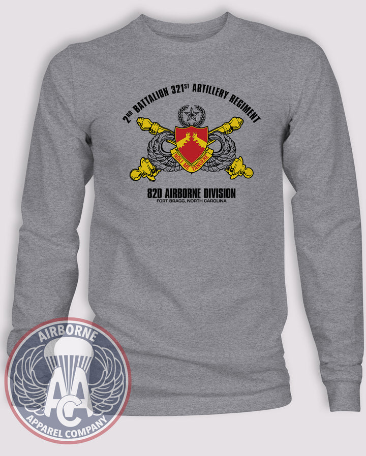 2-321st Field Artillery Regiment Long Sleeve T-shirt