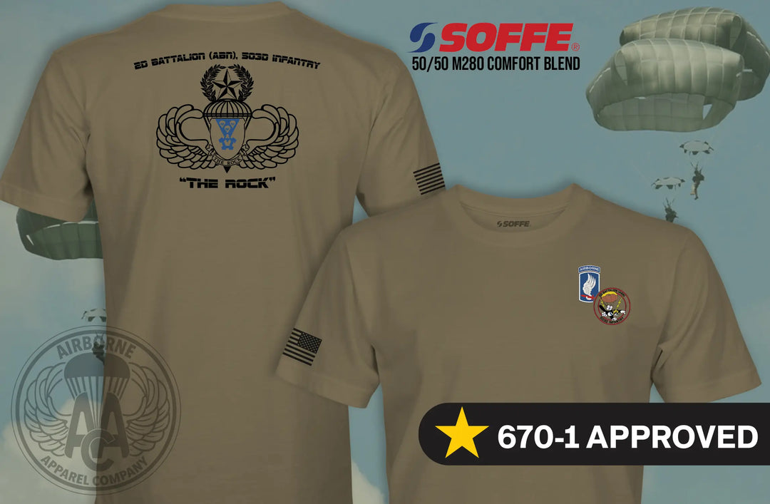2-503rd Infantry PT Shirt Replica