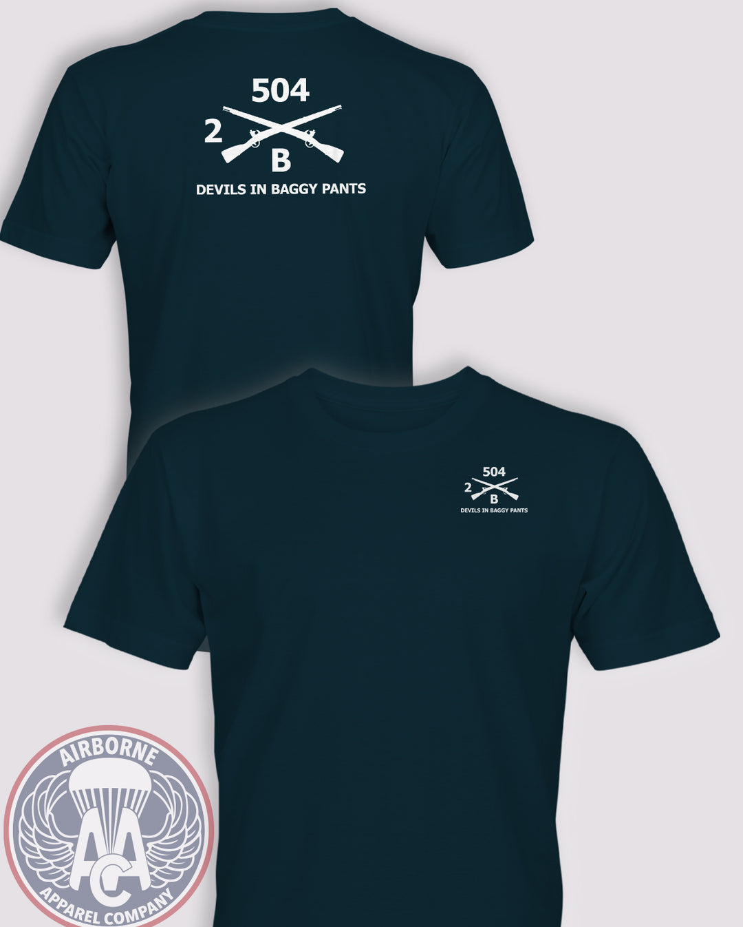 2-504th Infantry Regiment Guidon T-Shirt