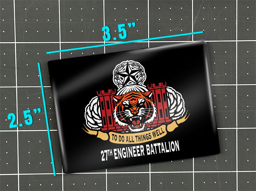 27th ENG BN (A) Fridge Magnet