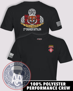 27th Engineer Battalion Dry-Fit PT Shirt (Official)