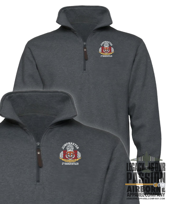 27th Engineer Battalion (A) Quarter-Zip Fleece Pullover