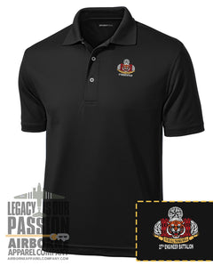 27th Engineer Battalion Dry-Mesh Polo