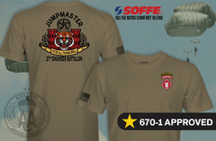 27th Engineer Battalion Jumpmaster 670-1 Compliant T-Shirt (Official)