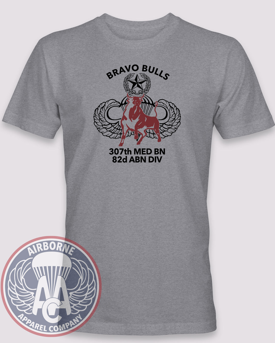 307th Medical Battalion "Bravo Bulls" T-Shirt Reproduction