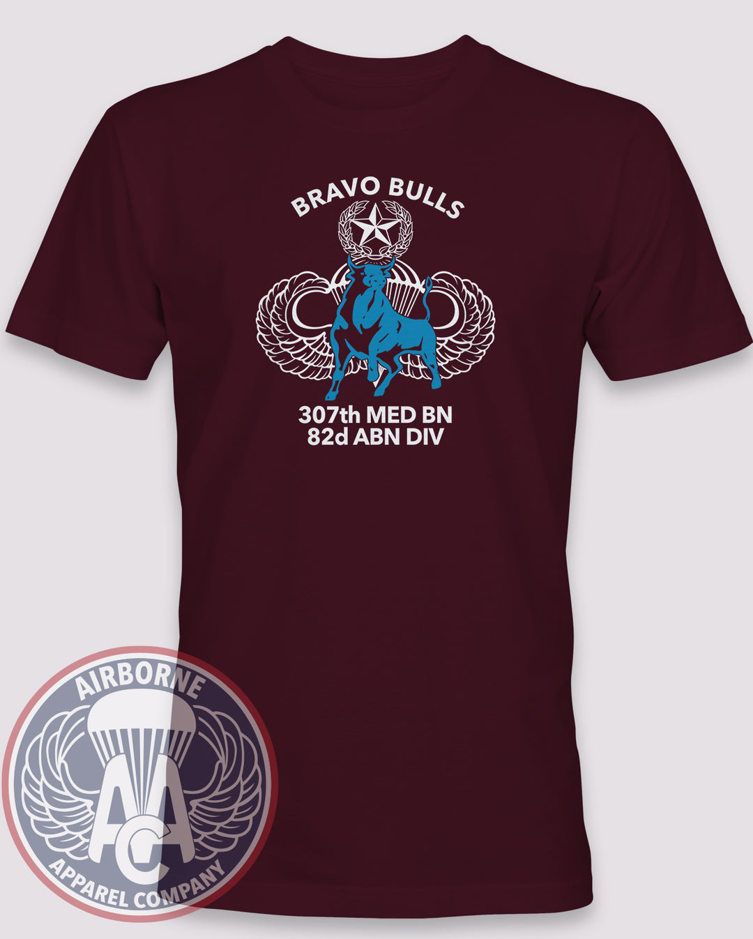 307th Medical Battalion "Bravo Bulls" T-Shirt Reproduction