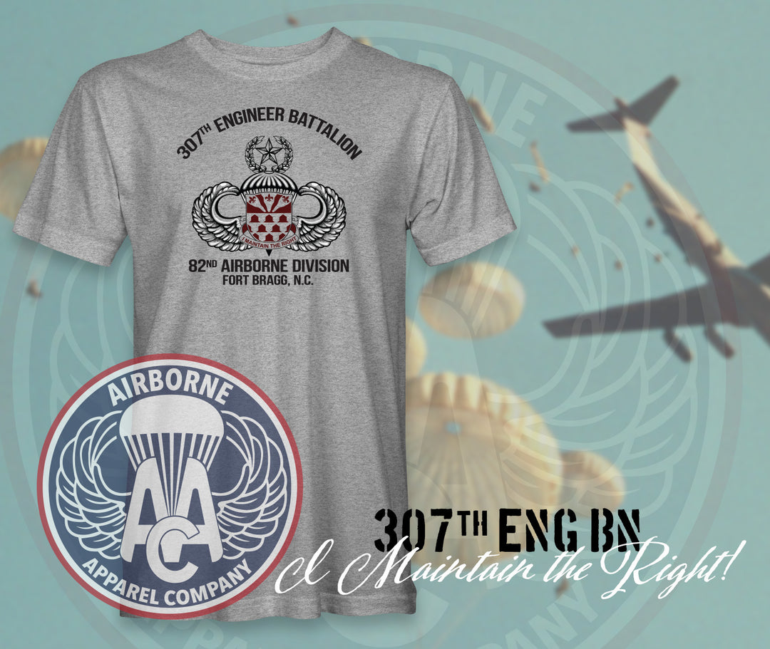 307th Engineer Battalion 90s-Style Unit T-shirt