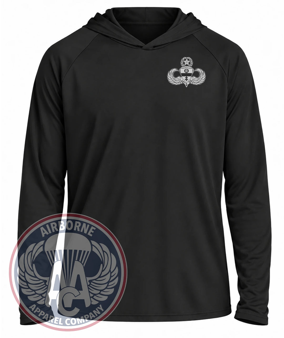 325th Airborne Infantry Regiment UPF Hoodie — BK