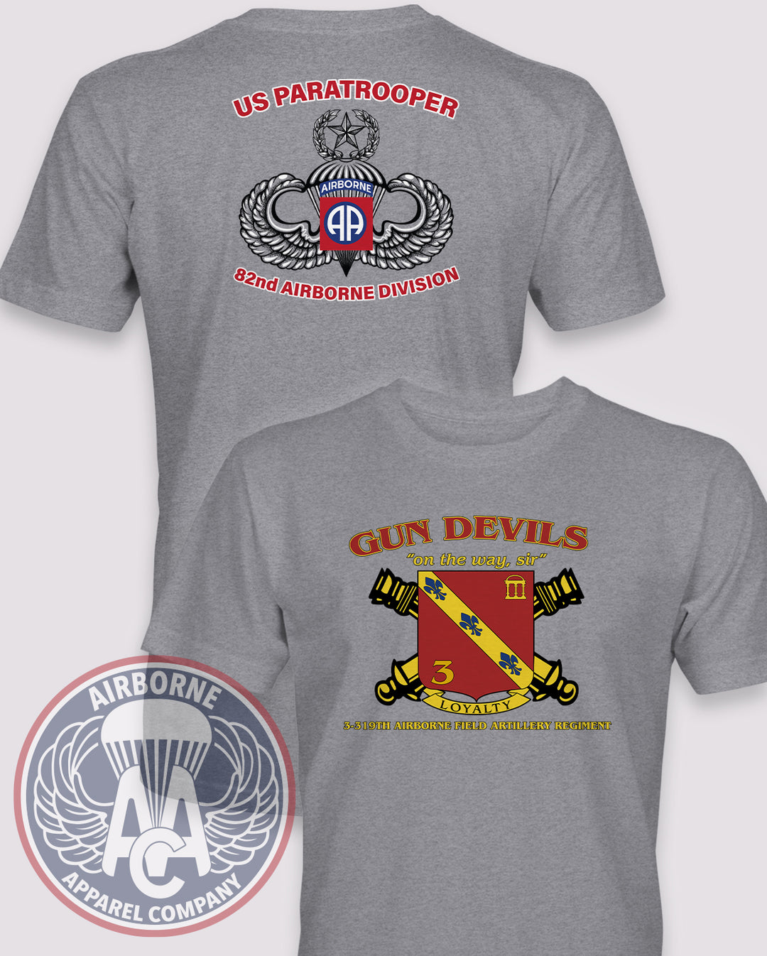 3-319 AFAR Gun Devils Throwback Shirt