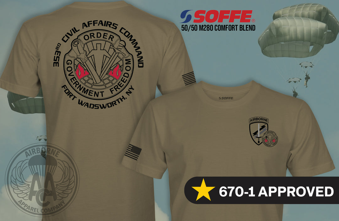 353rd Civil Affairs Command PT/Morale Shirt (Official)