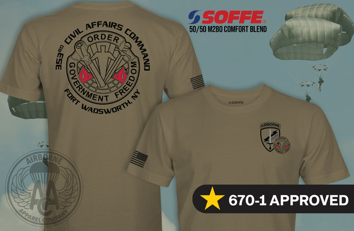 353rd Civil Affairs Command PT/Morale Shirt (Official)