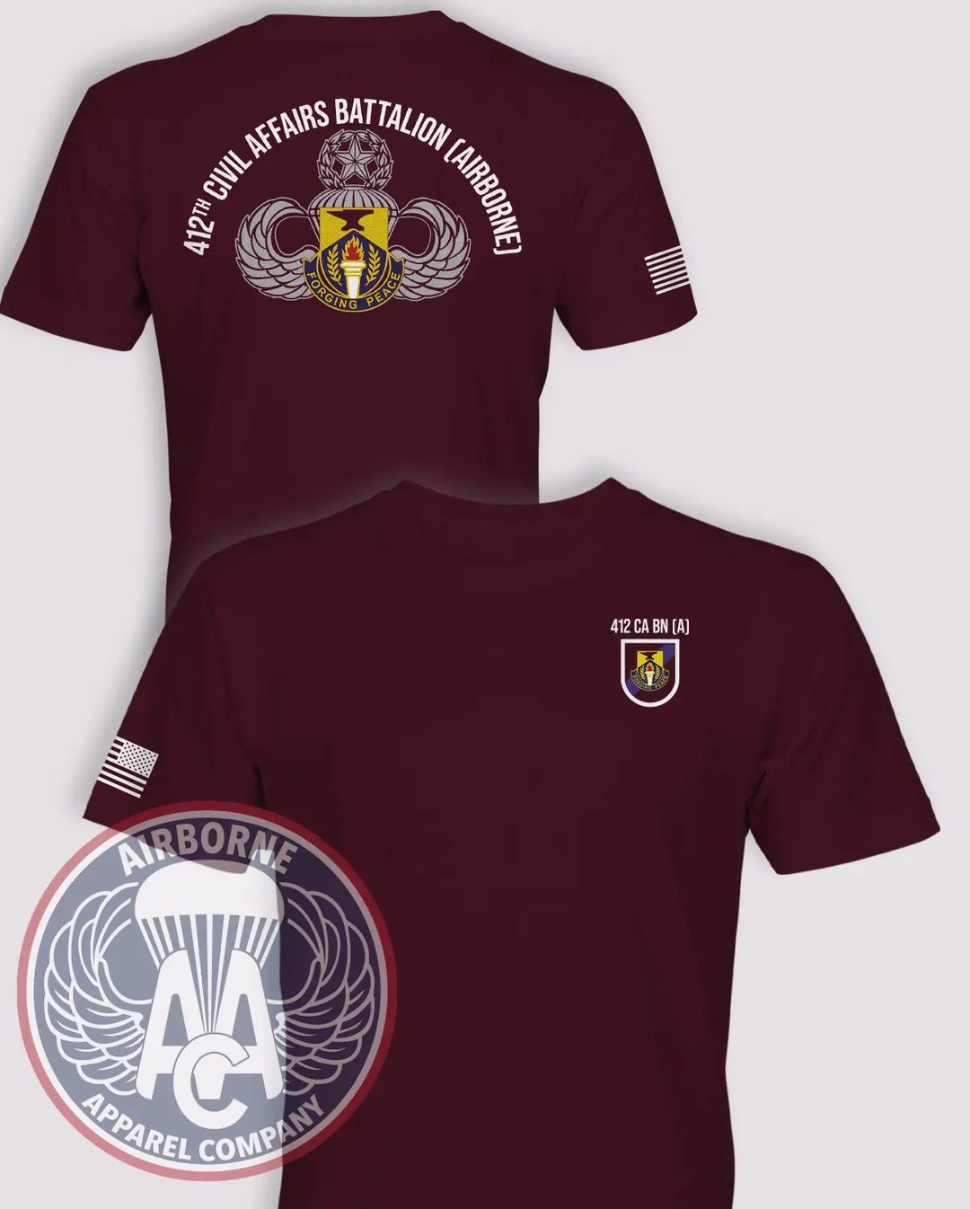 412th Civil Affairs BN PT/Morale Shirt (Official)