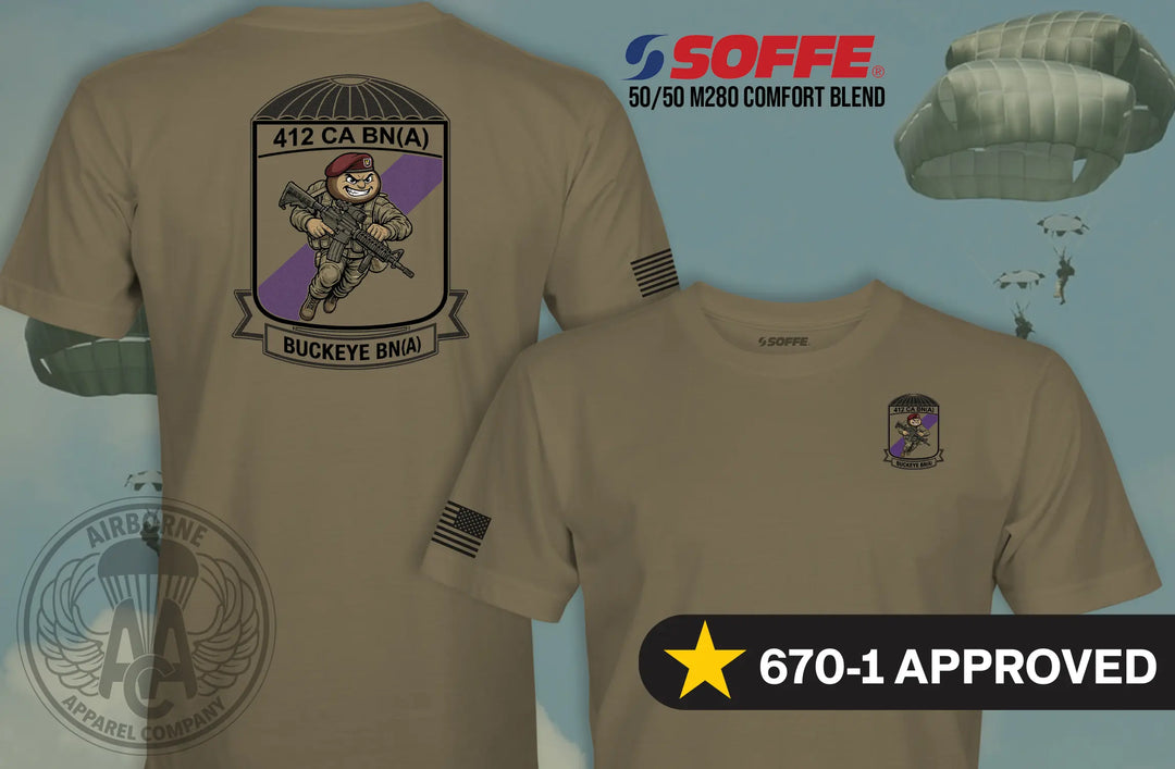 412th Civil Affairs BN Brutus PT/Morale Shirt (Official)
