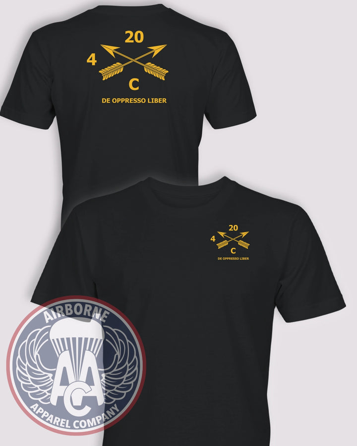 4-20th Special Forces Group Guidon T-Shirt