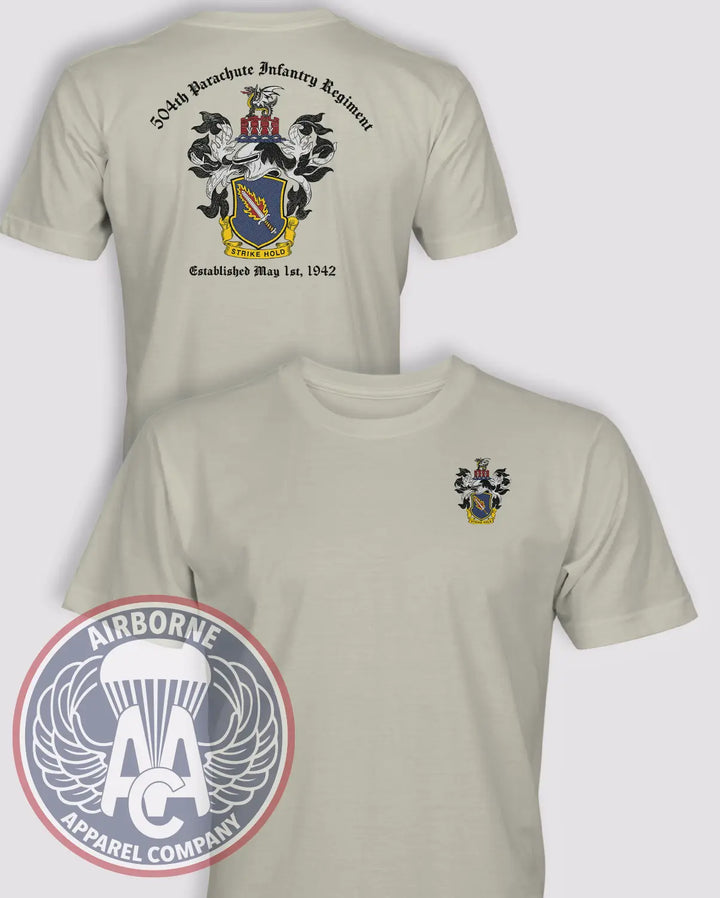 504th Parachute Infantry Regiment Coat of Arms T-Shirt