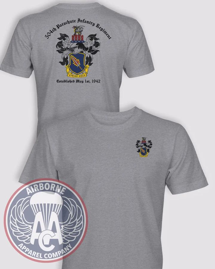 504th Parachute Infantry Regiment Coat of Arms T-Shirt