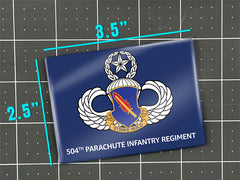 504th Infantry Fridge Magnet