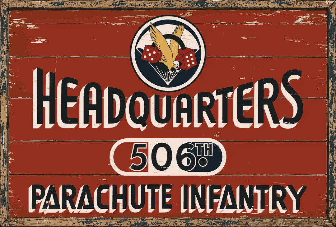 Headquarters 506 PIR 12x18 Reproduction