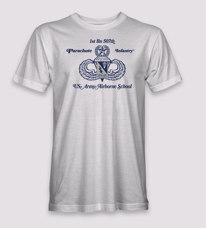 507th Parachute Infantry Regiment Vintage Style Jump School T-Shirt