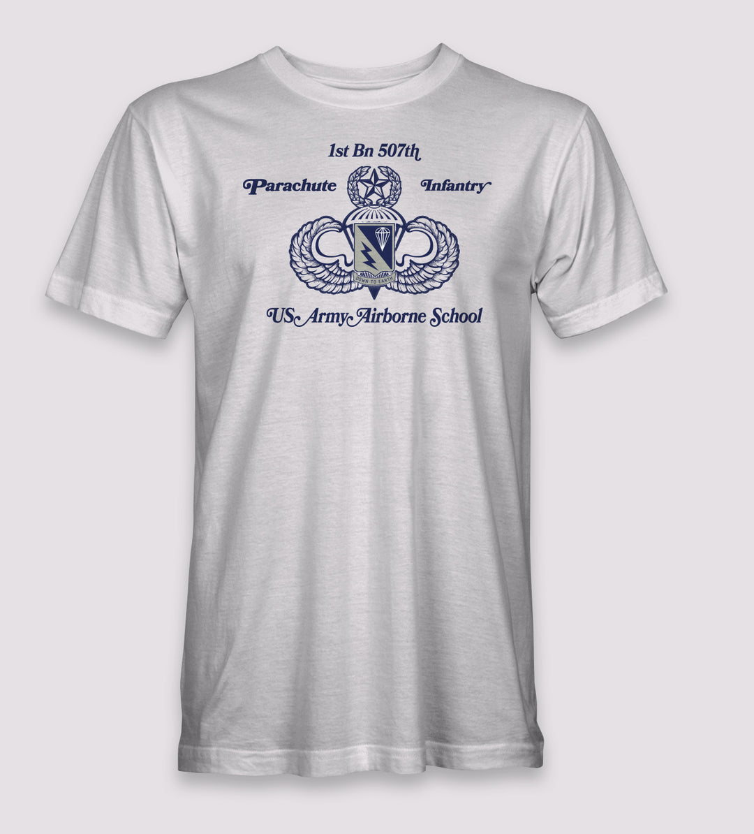 1/507th Parachute Infantry Regiment Vintage Style Jump School T-Shirt