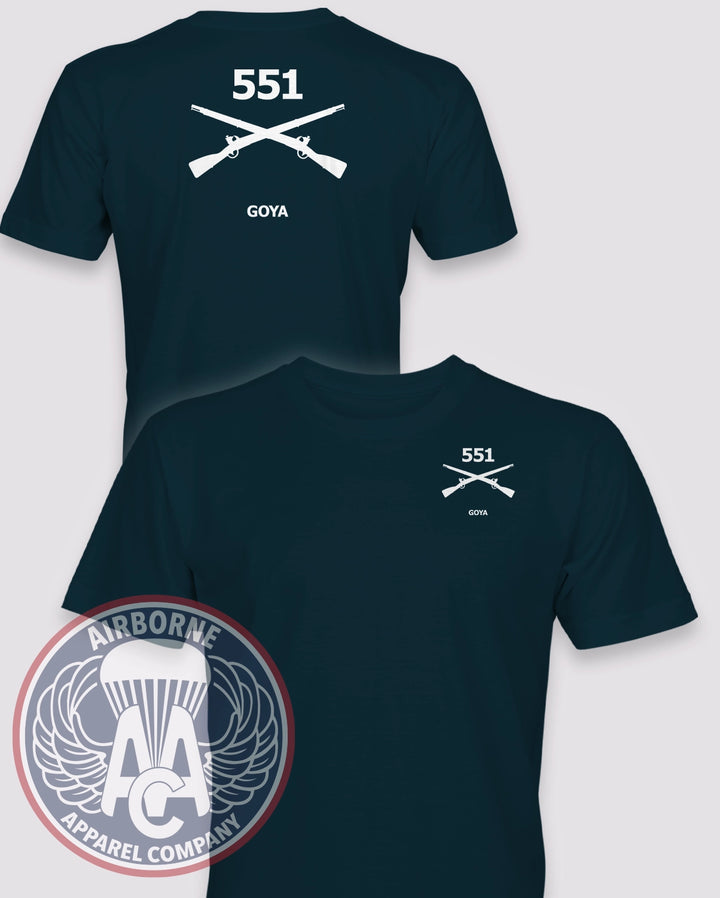 551st Infantry Regiment Guidon T-Shirt