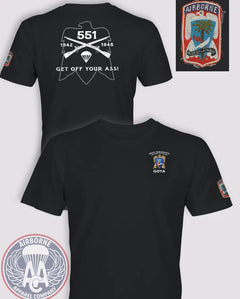 551st Parachute Infantry Battalion Legacy T-Shirt