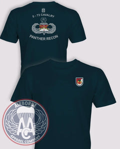 5th Squadron 73rd Cavalry Regiment Panther Recon GWOT T-shirt