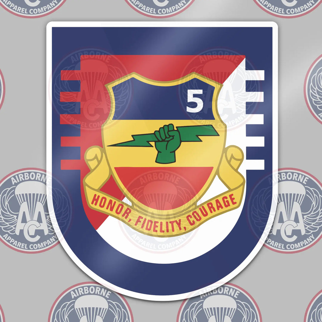 5th Battalion 73rd Cavalry Regiment Flash Decal
