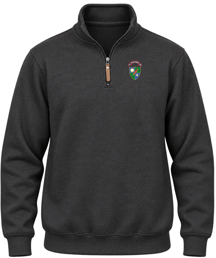 75th Ranger Regiment Special Troops Battalion Scroll &amp; Crest Quarter-Zip Pullover