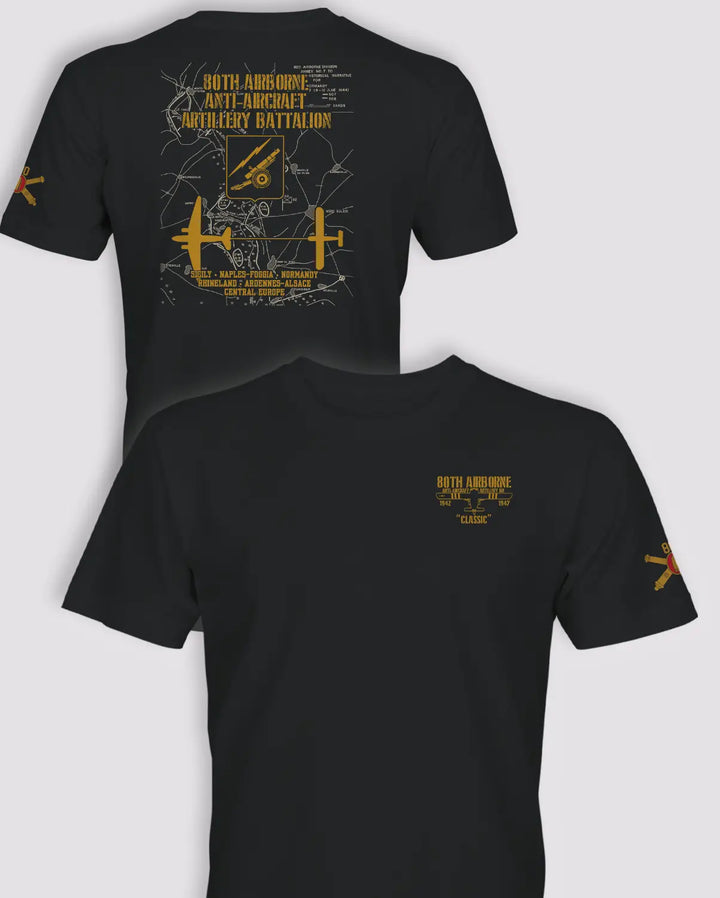 80th Airborne Anti-Aircraft Artillery Battalion T-shirt