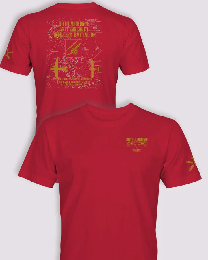 80th Airborne Anti-Aircraft Artillery Battalion T-shirt