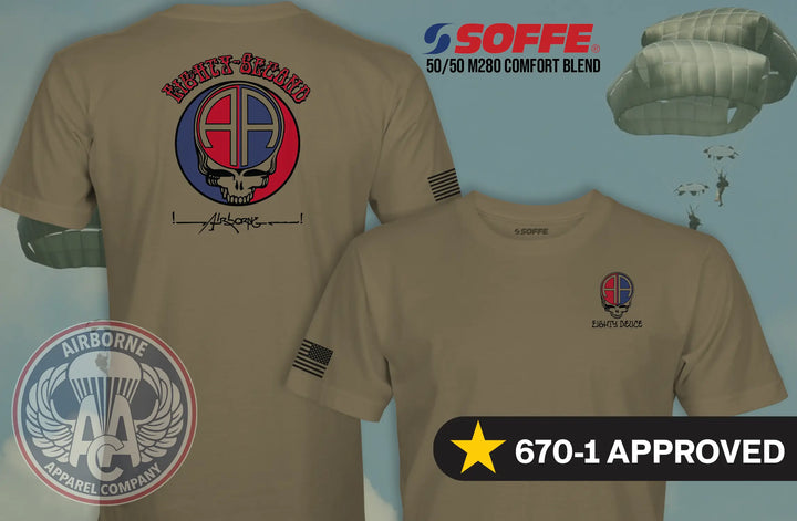 Dead All the Way, 82nd Airborne Division T-Shirt