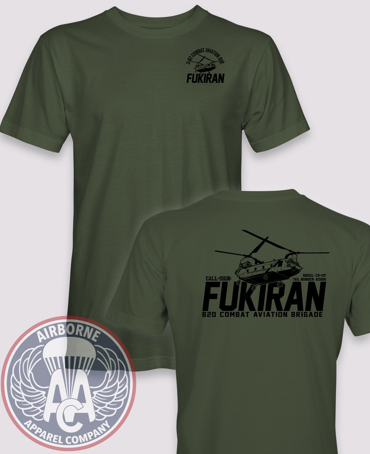 FUKIRAN CH-47 T-SHIRT – Airborne Apparel Co.