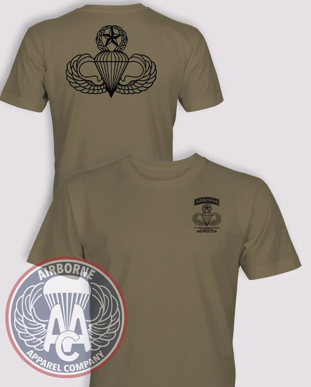US Army Airborne School Instructor Dry-Fit Crew