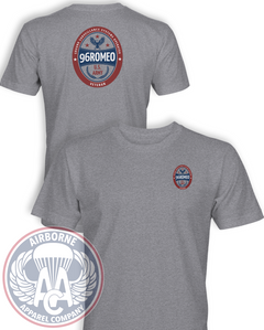96R GSS/GSR Veteran T-Shirt in Heather Grey, front and back