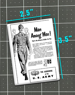 "A Man Among Men" Fridge Magnet