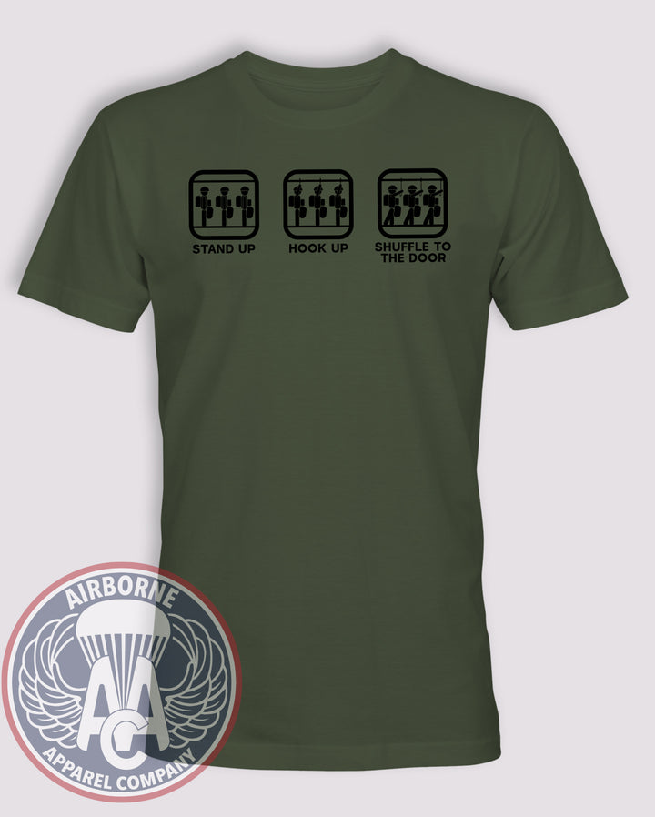 STAND HOOK SHUFFLE T-shirt