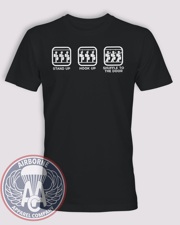 STAND HOOK SHUFFLE T-shirt