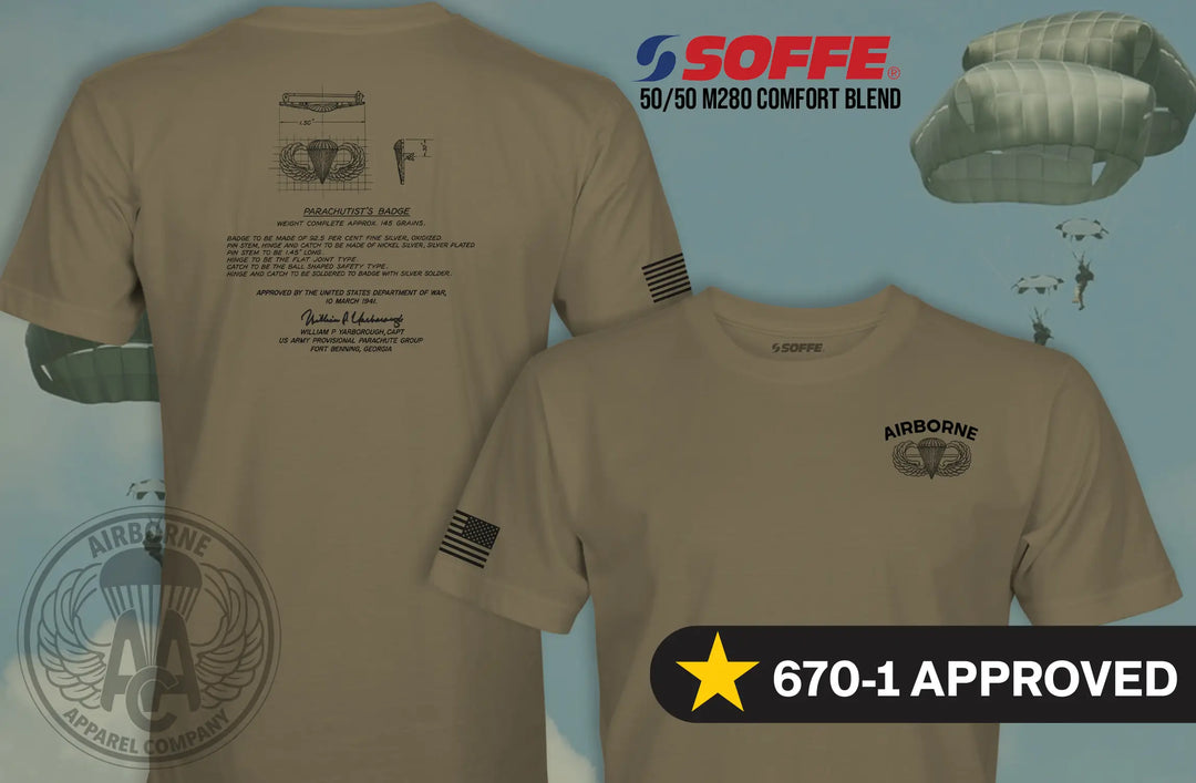 Yarborough Parachutist Badge T-Shirt