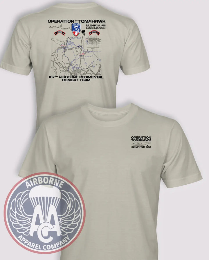 187th Airborne Regimental Combat Team (ARCT) Operation Tomahawk T-Shirt