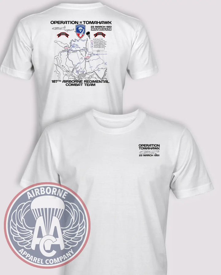 187th Airborne Regimental Combat Team (ARCT) Operation Tomahawk T-Shirt