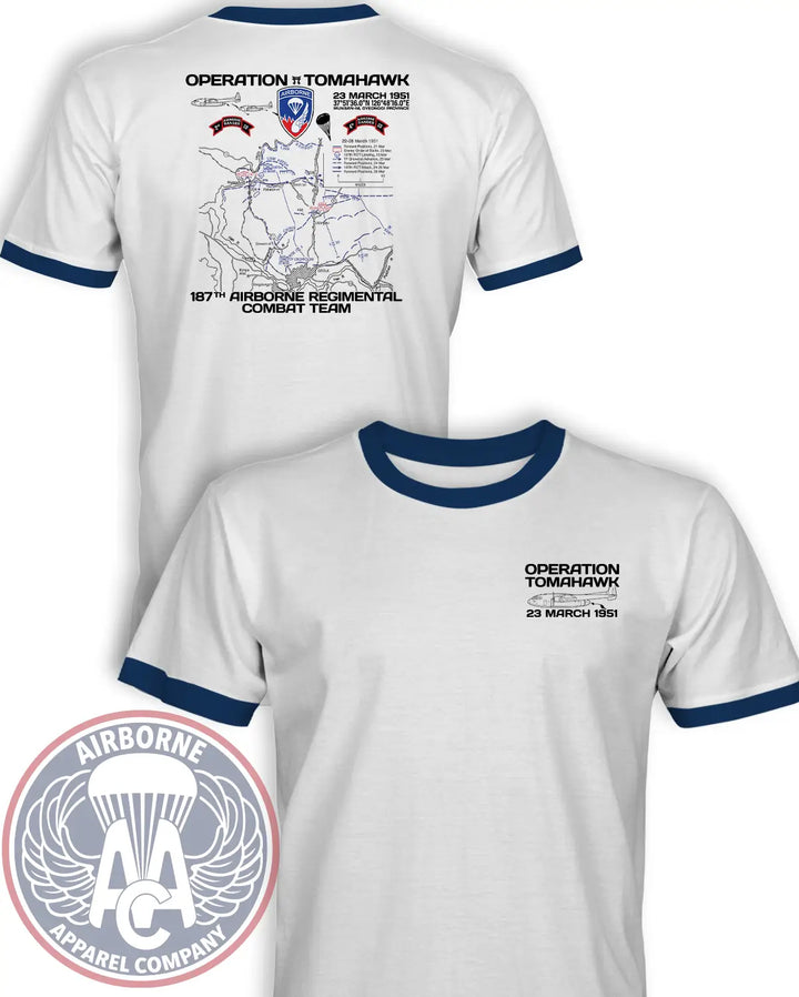 187th Airborne Regimental Combat Team (ARCT) Operation Tomahawk T-Shirt