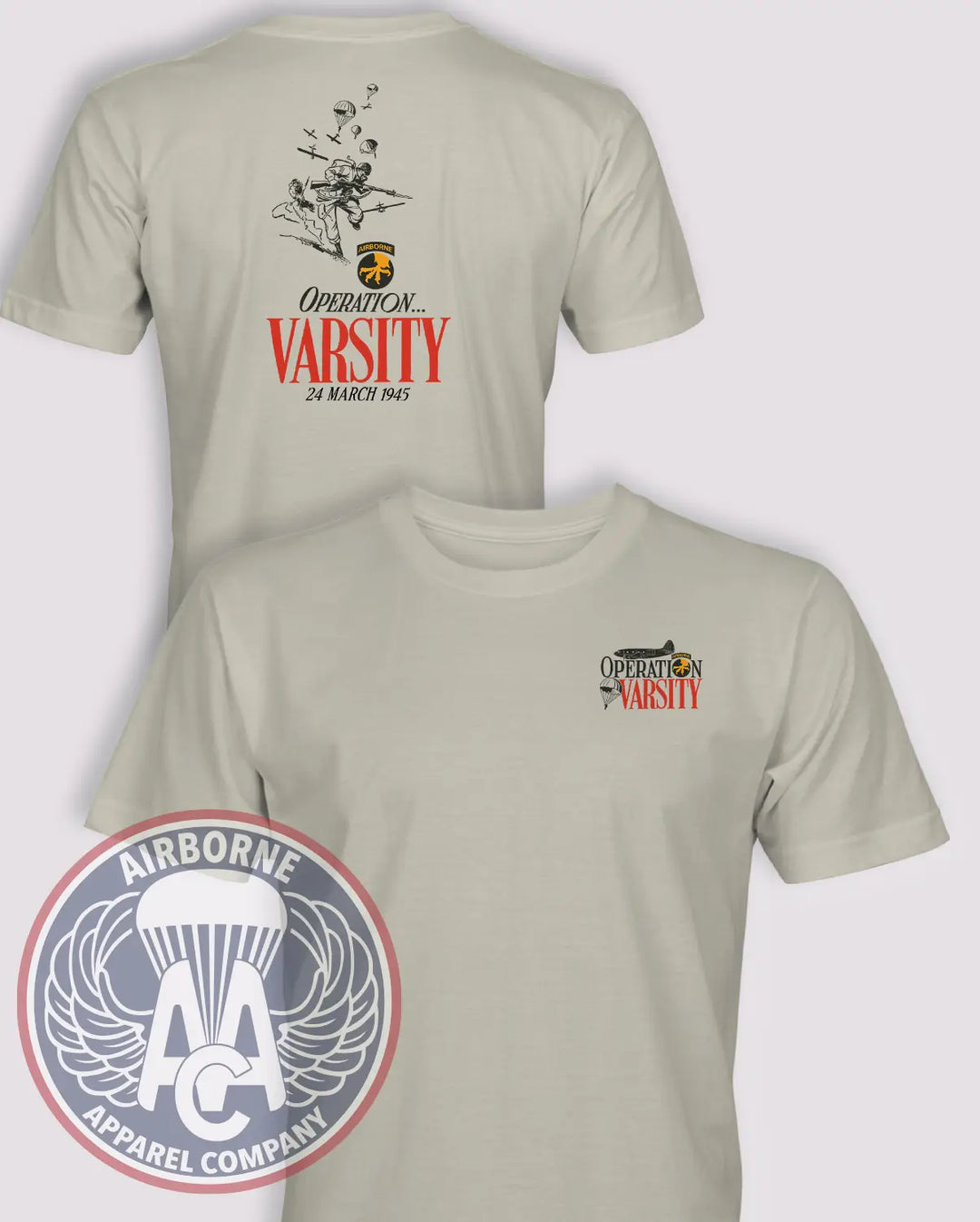 17th Airborne Division Operation VARSITY T-Shirt