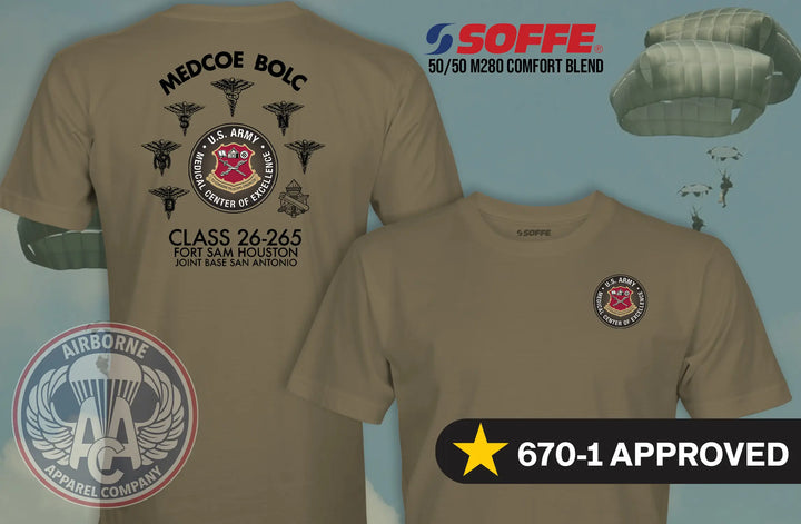 U.S. Army Medical Center of Excellence BOLC Class 26-265 Shirt