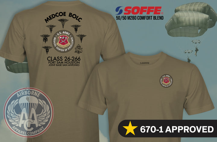 U.S. Army Medical Center of Excellence BOLC Class 26-266 T-Shirt